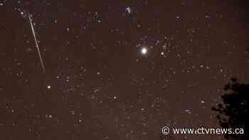 The annual Geminid meteor shower peaks Sunday and Monday