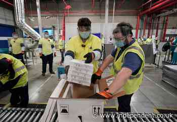 Pfizer Covid vaccine trucks leave Michigan factory as FDA says first shots could be administered on Monday