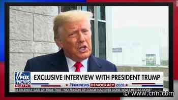 Watch President Trump's first on-camera interview since the election