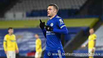 Jamie Vardy marks landmark appearance with goal as Leicester beat Brighton