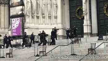 Man shot by police after incident at Manhattan cathedral