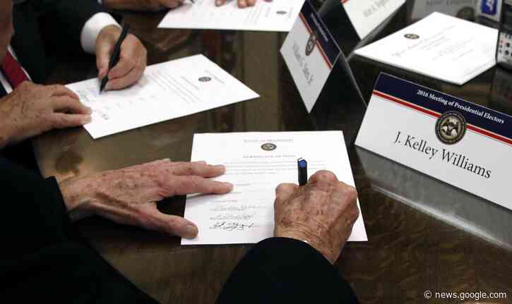 Electors meeting to formally choose Biden as next president - The Associated Press