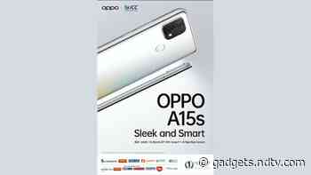 Oppo A15s Design, Specifications Spotted in Leaked Poster