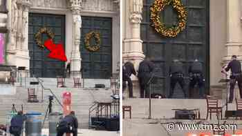 NYC Cathedral Shooting Captured on Video, Gunman Killed by Cops