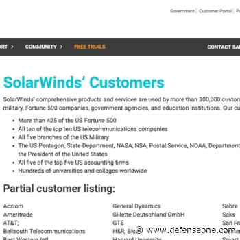 Feds Race to Turn Off SolarWinds Products Amid Biggest Hack in Years
