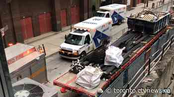Man dies after scaffolding deck collapses in downtown Toronto
