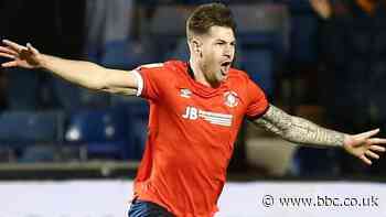 Luton Town 3-0 Preston North End: James Collins scores hat-trick for home side