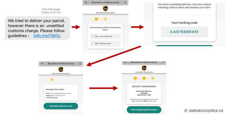 Public Advisory - Text Message / Parcel Delivery Scam