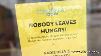 'Nobody leaves hungry': Houston restaurant gives free dinners to those in need