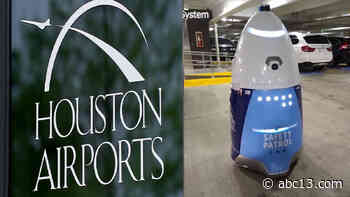 Robots patrol George Bush Intercontinental Airport parking garages for safety - KTRK-TV