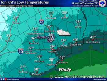 A chilly morning is in store for the Houston area - Houston Chronicle
