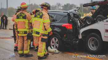 Child pulled from crashed vehicle on US 290 hospitalized in critical condition, firefighters say - KHOU.com