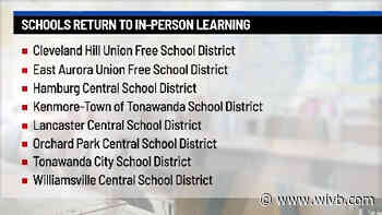 Many students in Erie County orange zone return to hybrid learning