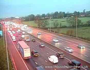 Live: crash on the M25 causing major delays
