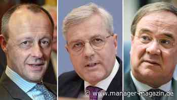 CDU-Parteitag: Armin Laschet, Friedrich Merz und Norbert Röttgen eröffnen parteiinternen Wahlkampf