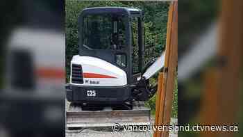 Excavator valued at $40,000 stolen near Nanaimo | CTV News - CTV News VI