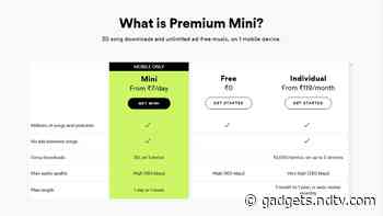 Spotify Premium Mini Subscription Brings Discounts to Daily, Weekly Plans