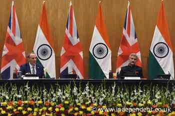Raab says UK has been too ‘myopically focused on Europe’ during India visit