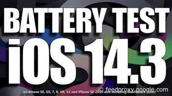 iOS 14.3 battery life test (Video)