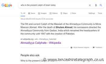 Muslims concerned over ‘Present Caliph of Islam’ search on Google