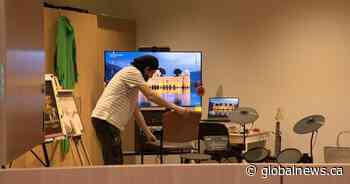 Indigenous artist living through creative process during artist-in-residence stay