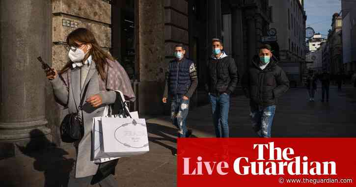 Coronavirus live news: EU likely to approve vaccine within days; Italian PM says new restrictions needed