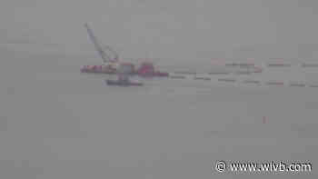 Installation of ice boom is complete