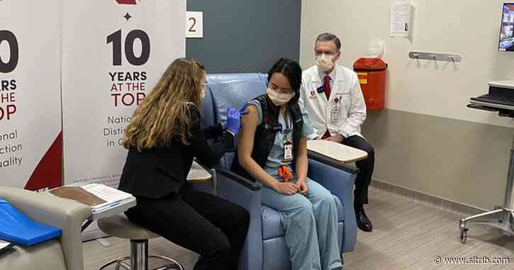 ‘An overwhelming day’ as health care workers receive Utah’s first doses of COVID-19 vaccine