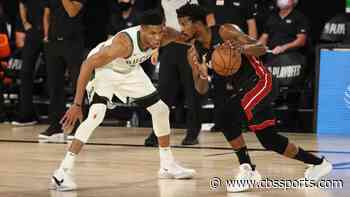 Jimmy Butler likes Giannis Antetokounmpo's decision to re-sign with Bucks: 'I want to go up against the best'