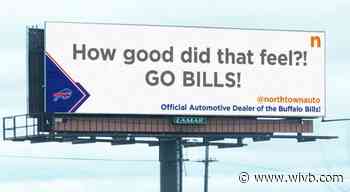 Northtown Automotive supports Buffalo Bills, pokes fun at opposing teams with billboard messages