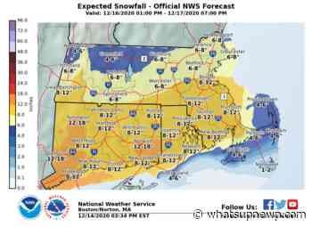 Winter Storm Watch issued for Rhode Island, 8 – 12″ of snow expected - What'sUpNewp