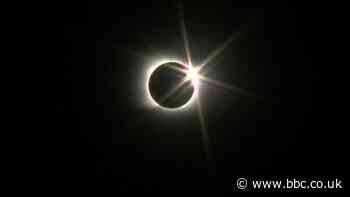 Stargazers watch the total eclipse in Argentina's Neuquen province
