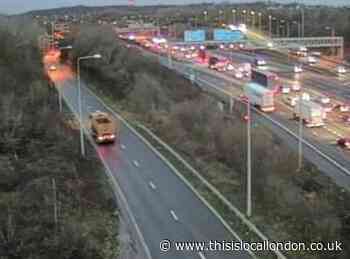 Live: congestion on the M25 this morning