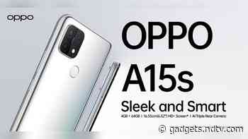 Oppo A15s With Triple Rear Cameras, MediaTek Helio P35 SoC Launched in India: Price, Specifications