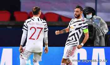 Manchester United star Alex Telles opens up on how Bruno Fernandes annoyed him - Daily Express
