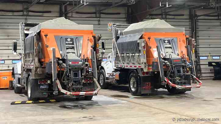 Winter Weather: Crews Out Treating Roads With 6 To 9 Inches Of Snow In The Forecast