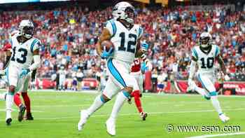 Panthers WR Moore off COVID list, will play Sat.
