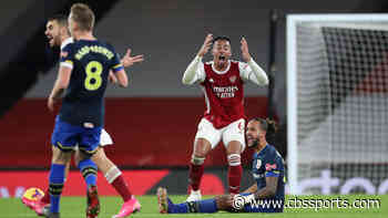 Arsenal vs. Southampton score: Gunners end losing streak as Gabriel sees red