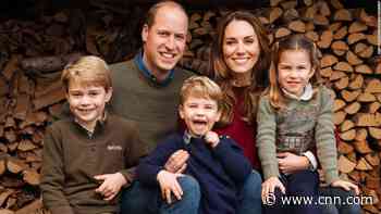 Prince William and Kate Middleton release family Christmas card photo