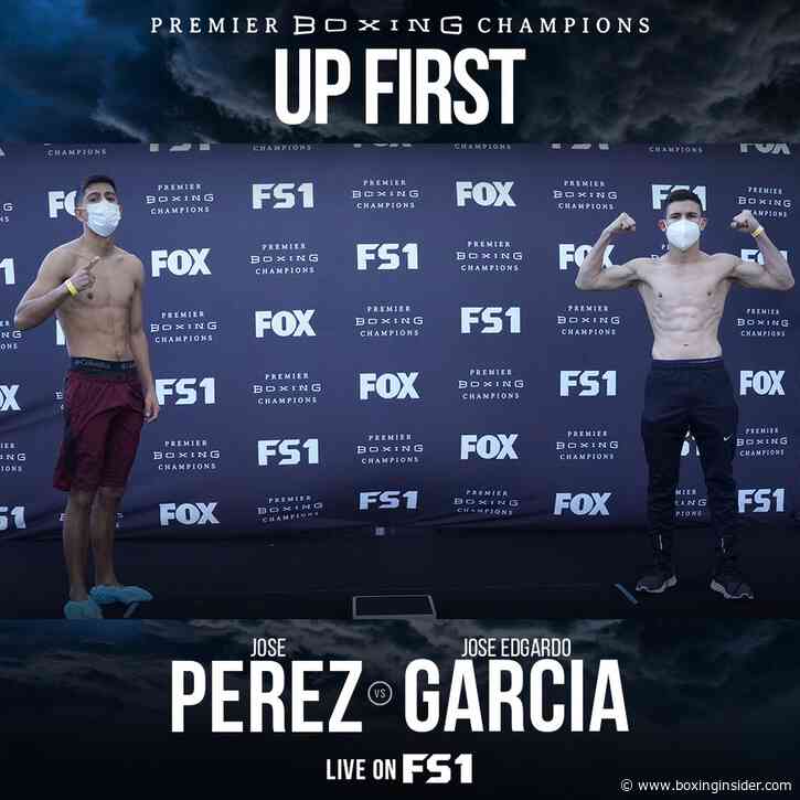 FS1 Undercard Results: Perez Knocks Out Garcia In Four