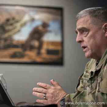 Milley Meets With Taliban In Fragile Peace Negotiations