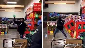 Shopper Freaks Out at Grocery Store, Naked Rollerblader on Highway