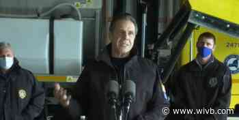 Cuomo gives update on COVID-19 numbers across the state, declares 18 counties in State of Emergency after storm