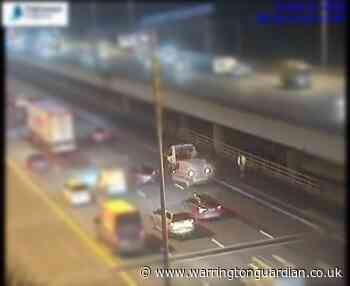 Crash causes delays for motorists on Thelwall Viaduct