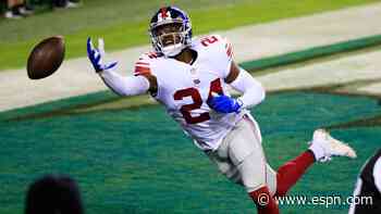 Giants' Bradberry on COVID list, out vs. Browns