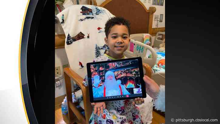Santa Virtually Visits Children At UPMC Children’s Hospital