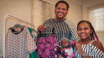 Daddy-daughter social media team goes viral for custom threads