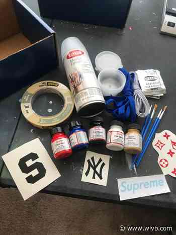 Local sneaker artist selling DIY footwear art kits