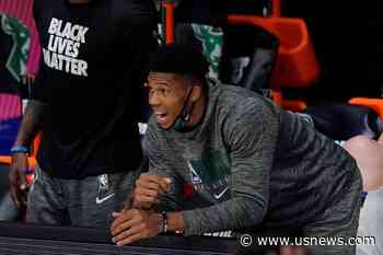 The Latest: NBA Star Antetokounmpo Appears in Safety Ad