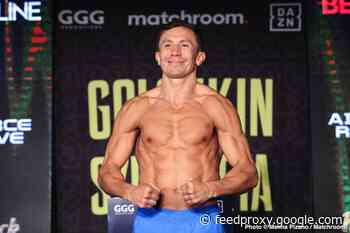Gennady Golovkin 159.2 vs. Kamil Szeremeta 159 – Weigh-in results